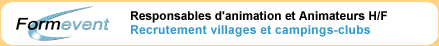 Formevent recrute des animateurs tout au long de l'ann�e