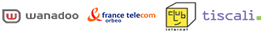 paiement par wha : Wanadoo, Tiscal ou Club Internet